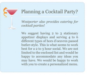 planning a cocktail party